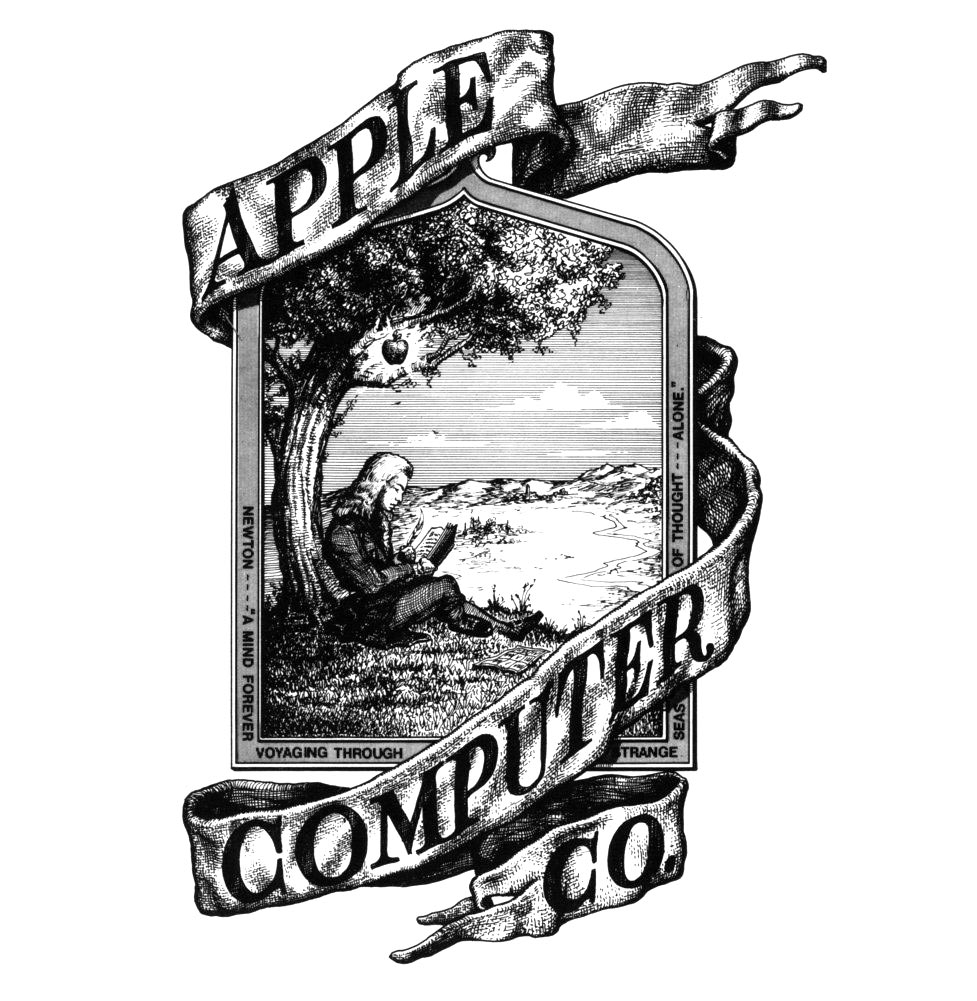 pierwsze logo apple