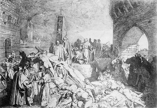 Dżuma była największa pandemią w poznanej historii ludzkości.