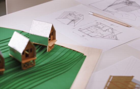 An architect's desk