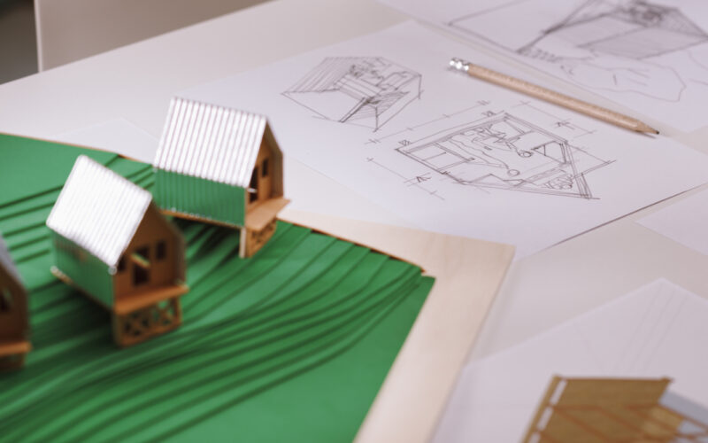 An architect's desk