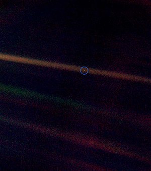 Pale Blue Dot błękita kropka